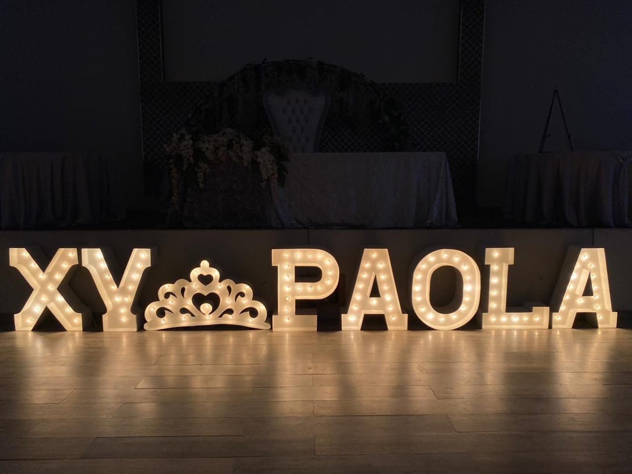 Deko-Eventos letras iluminadas